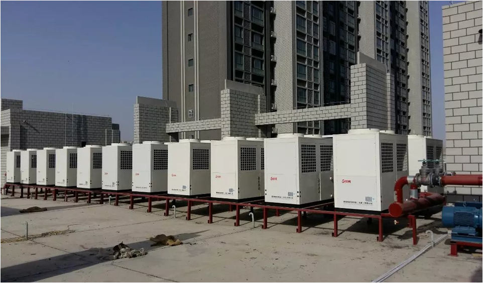 16000平小區超低溫空氣源熱泵機組采暖制冷工程 16000平小區超低溫空氣源熱泵機組采暖制冷工程